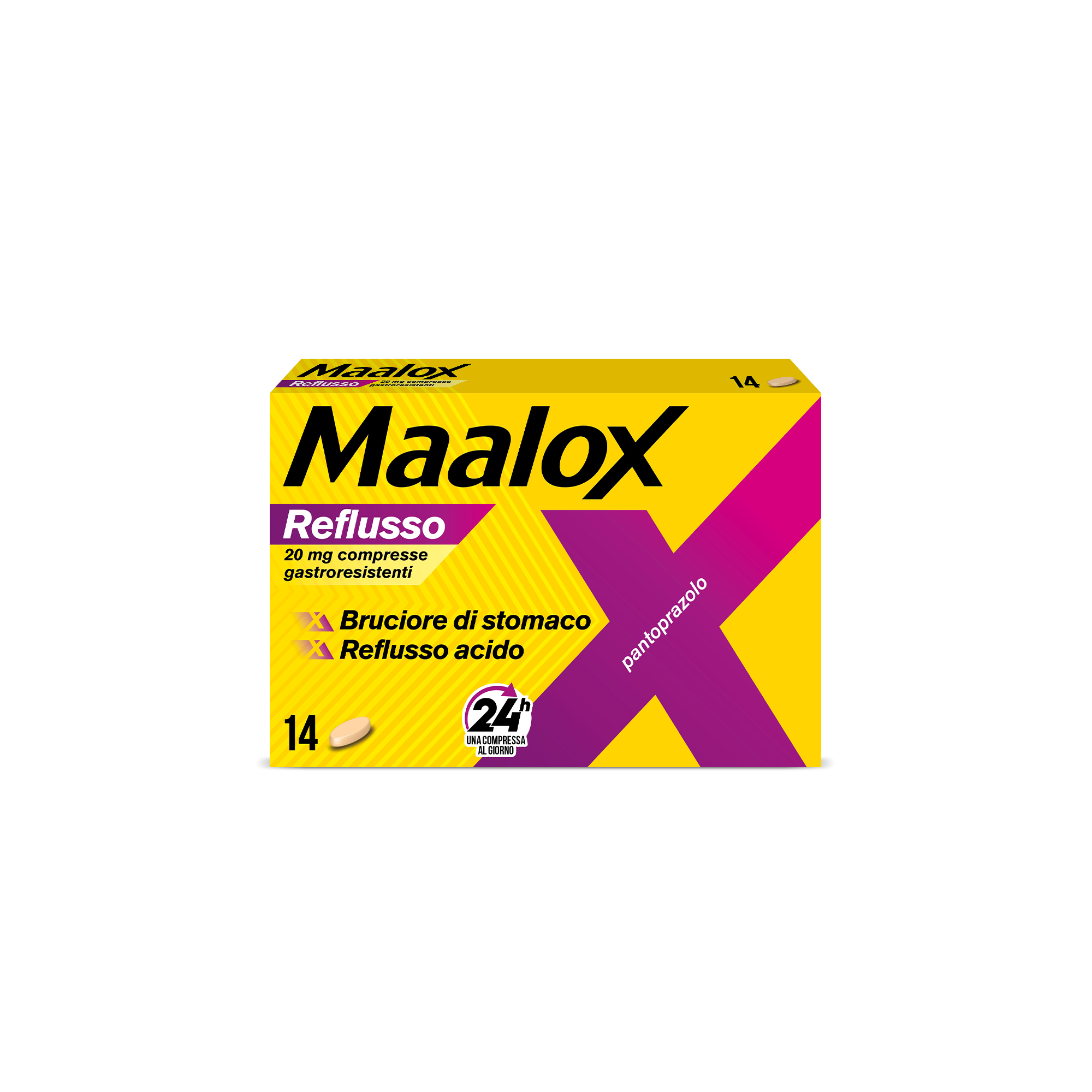 MAALOX REFLUSSO*14CPR 20MG - Farmamood