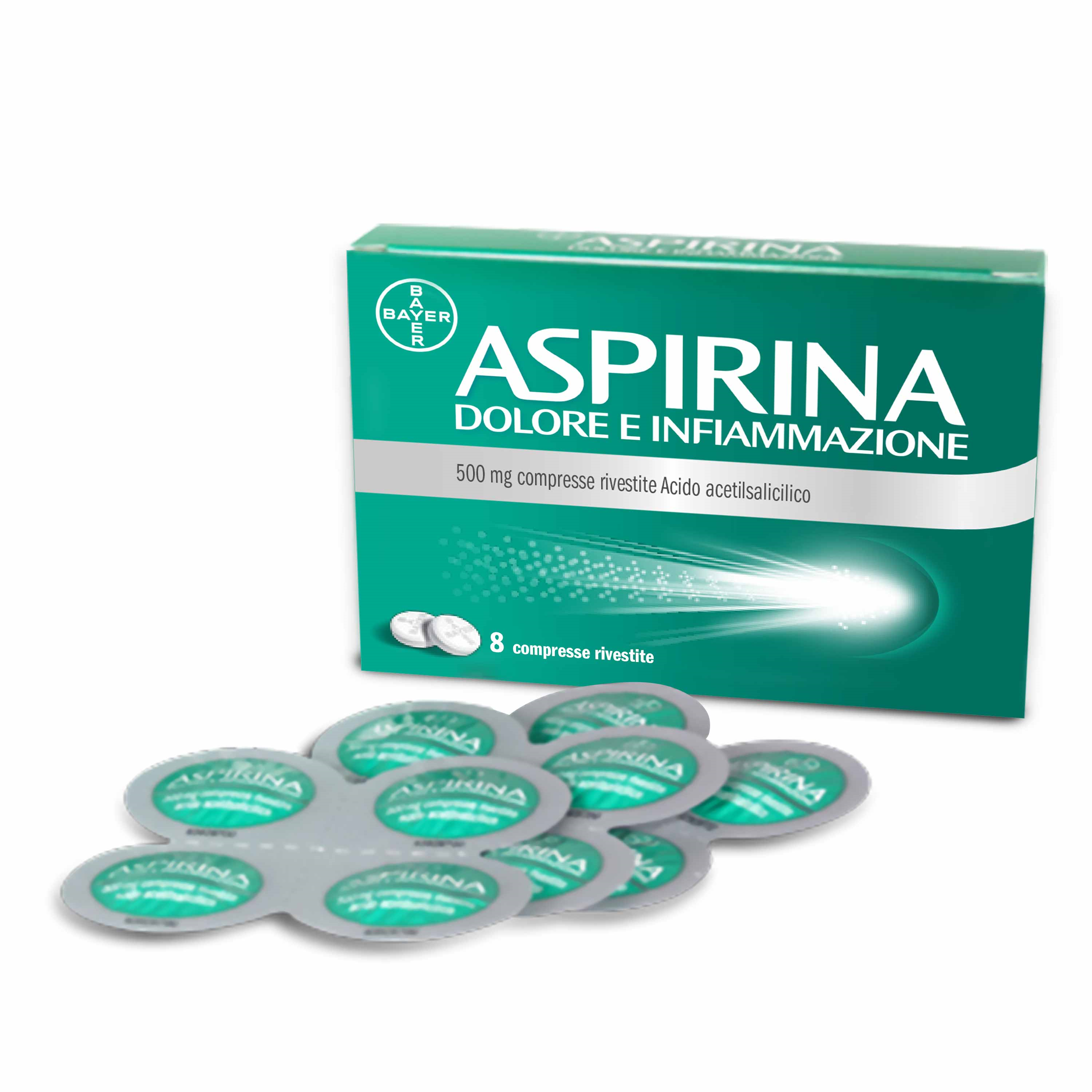 ASPIRINA DOLORE INF*8CPR 500MG - Farmamood