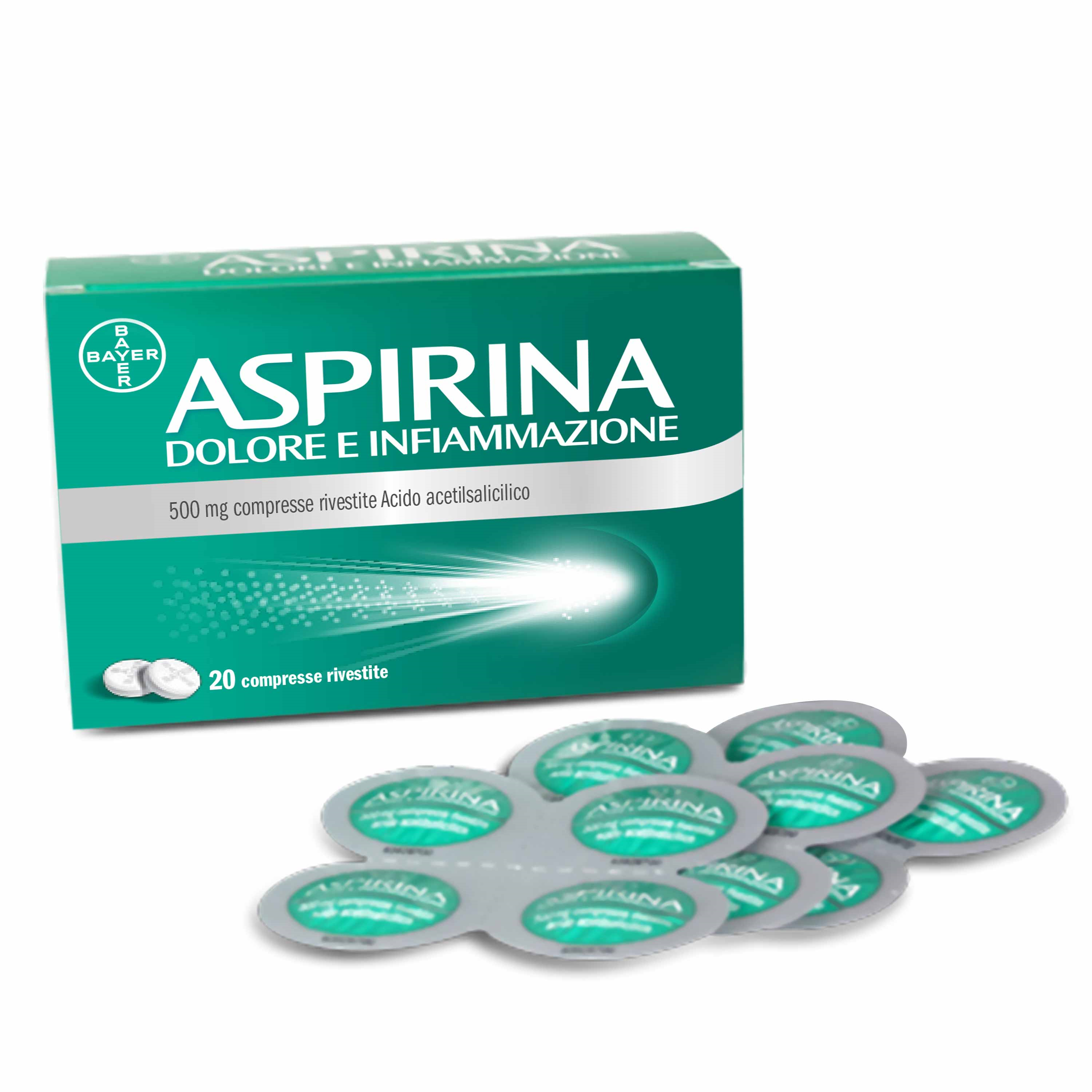 ASPIRINA DOLORE INF*20CPR500MG - Farmamood