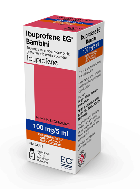 IBUPROFENE EG*FL 150ML ARANCIA - Farmamood