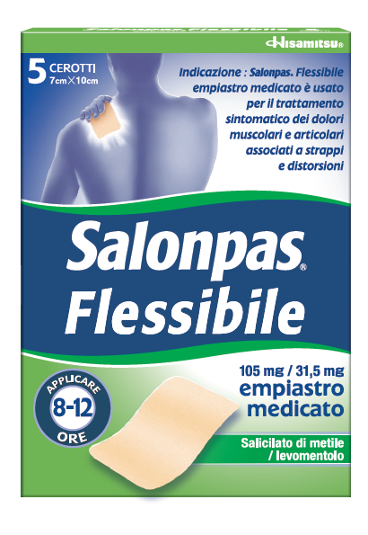SALONPAS FLESSIBILE*5CER7x10CM - Farmamood