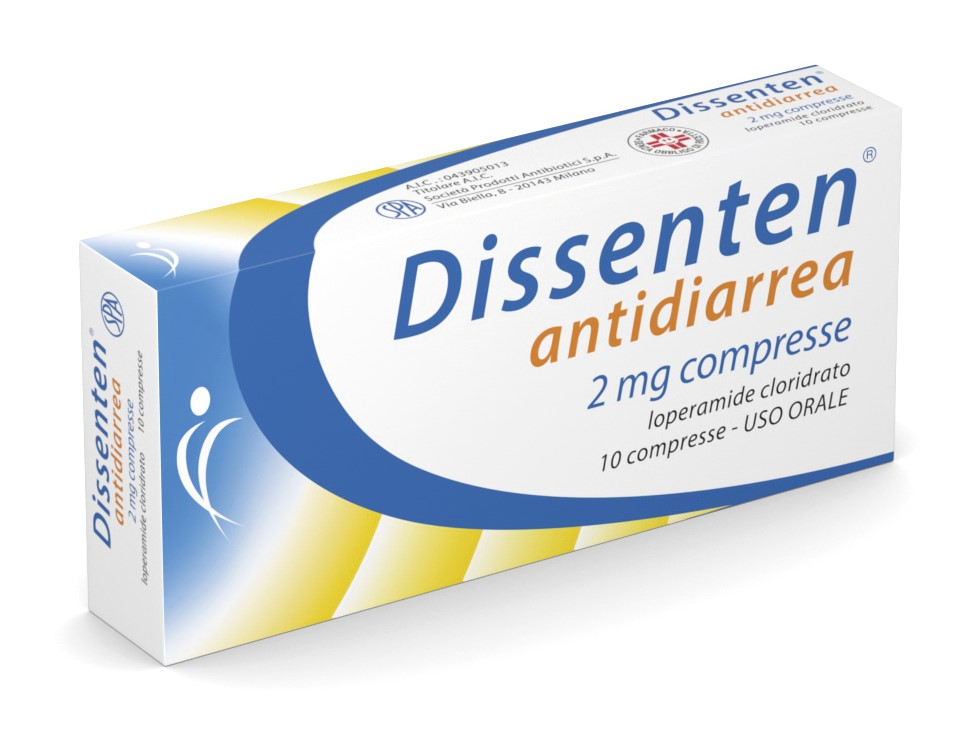 DISSENTEN ANTIDIARREA*10CPR2MG - Farmamood