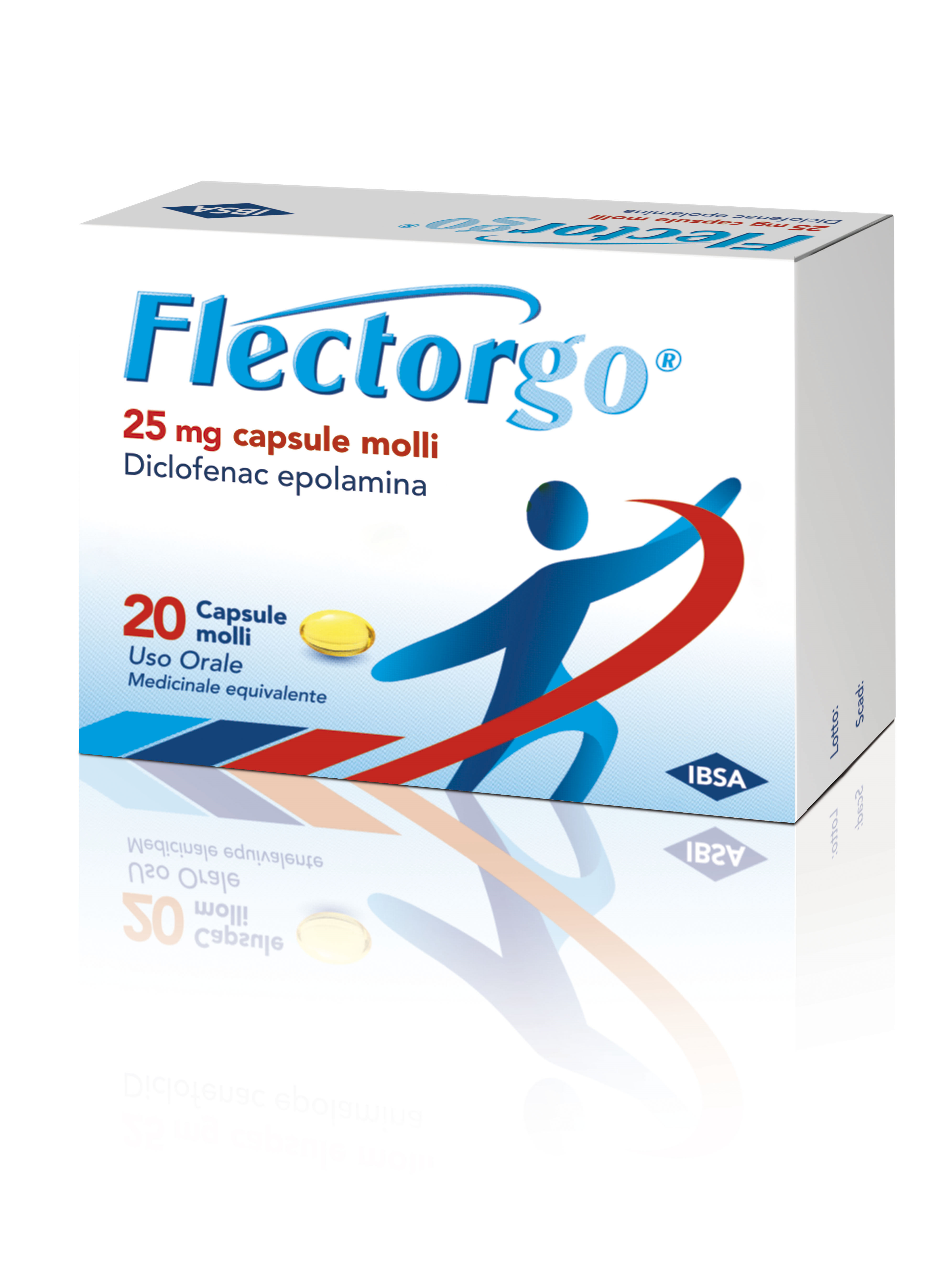 FLECTORGO*20CPS MOLLI 25MG - Farmamood