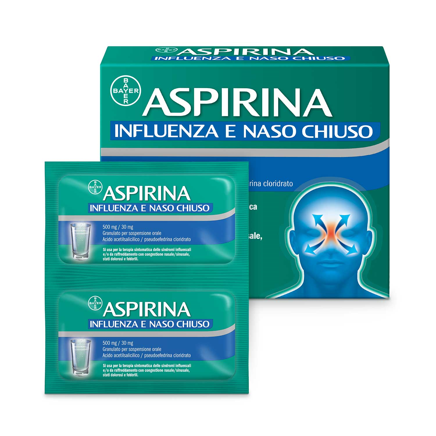 ASPIRINA INFLUENZA E NASO C*10 - Farmamood