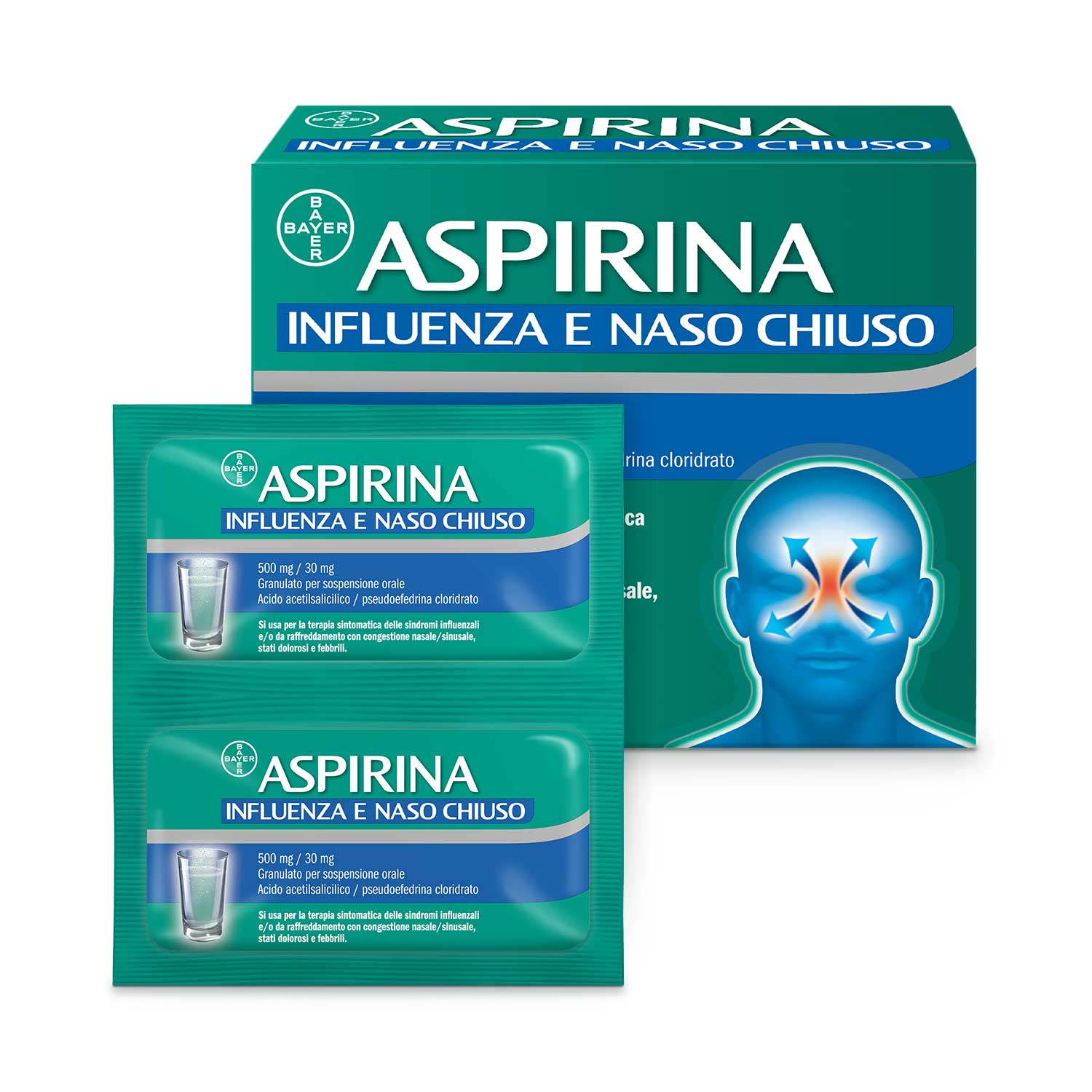 ASPIRINA INFLUENZA E NASO C*20 - Farmamood