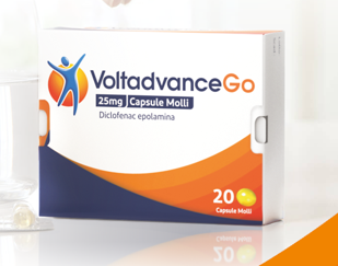 VOLTADVANCEGO*20CPS MOLLI 25MG - Farmamood