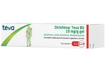 DICLOFENAC TEVA*GEL 60G 10MG/G - Farmamood