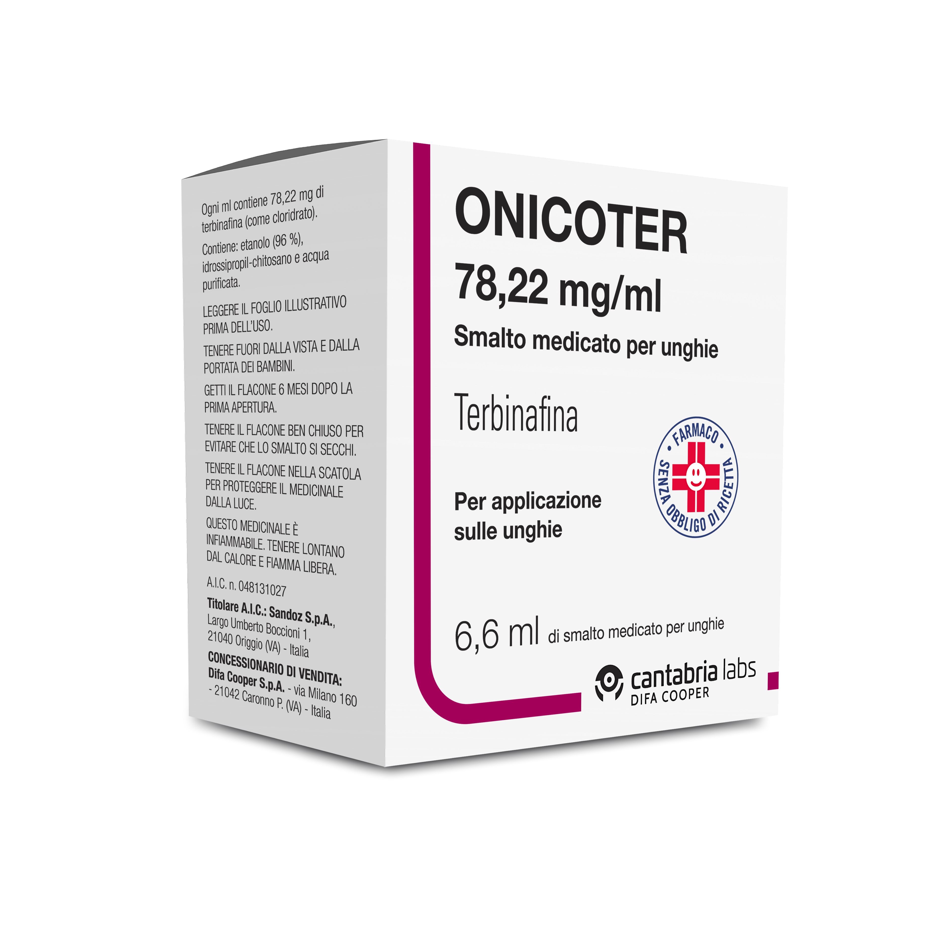 ONICOTER*SMALTO MED 1FL 6,6ML - Farmamood