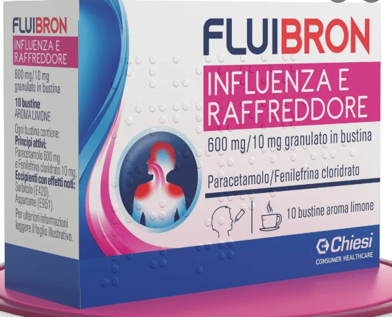 FLUIBRON INFLUENZA E RAFF*10BS - Farmamood