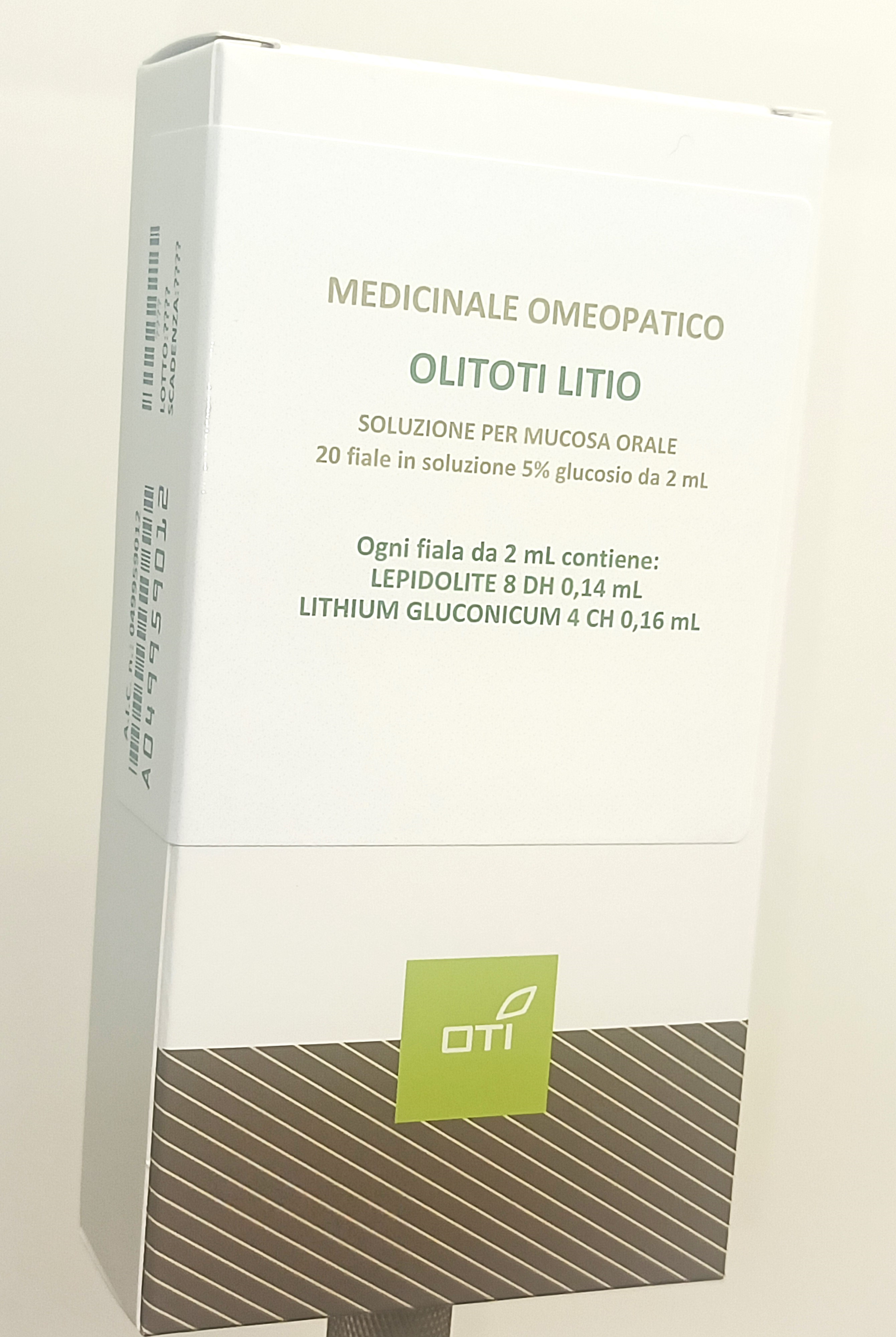 OLITOTI LITIO*OS 20F 5% 2ML - Farmamood