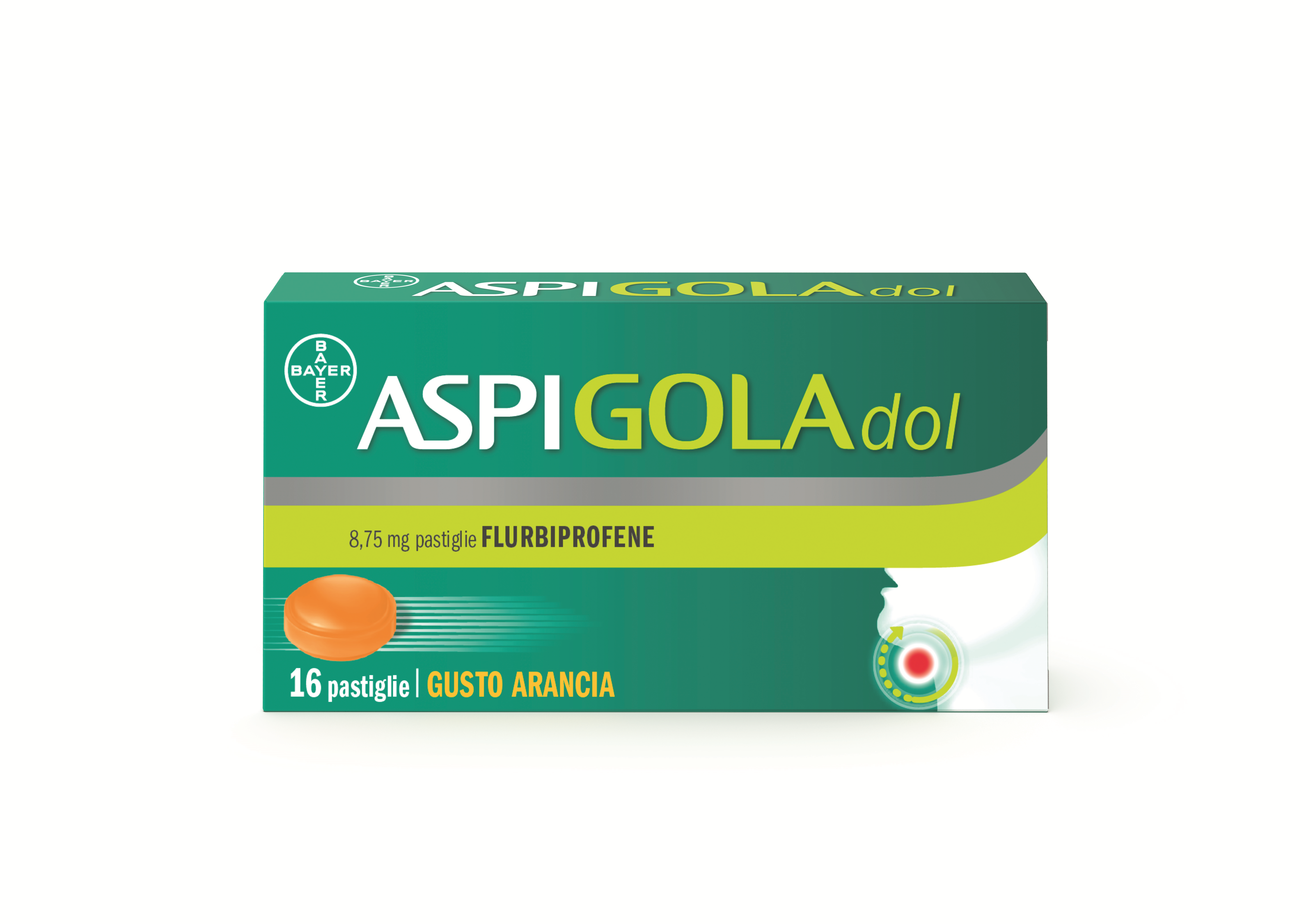 ASPIGOLADOL*16PASTL 8,75MG - Farmamood