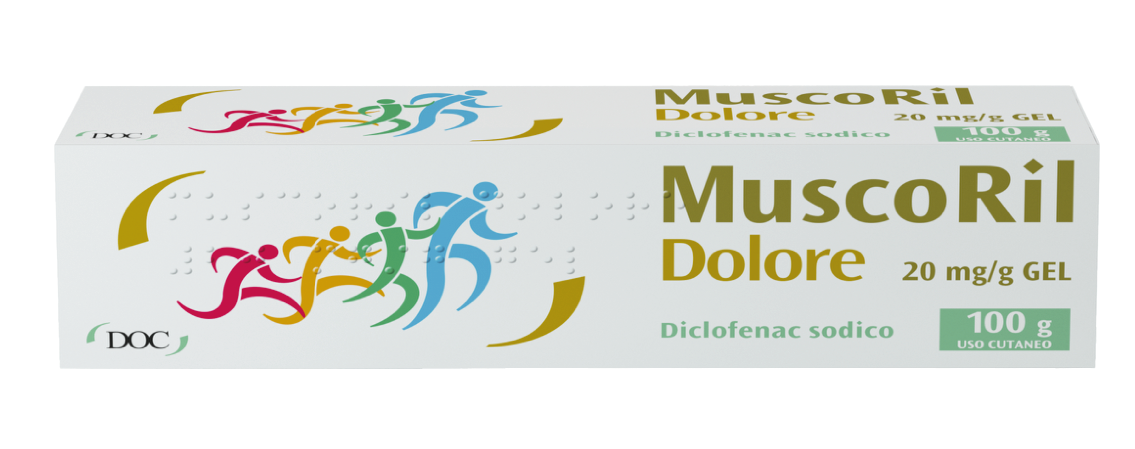 MUSCORIL DOLORE*GEL100G 20MG/G - Farmamood