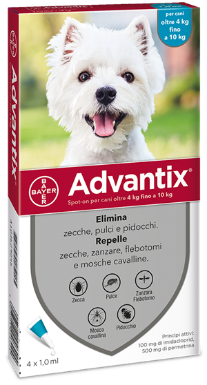 ADVANTIX SPOT ON*4PIP 4-10KG - Farmamood