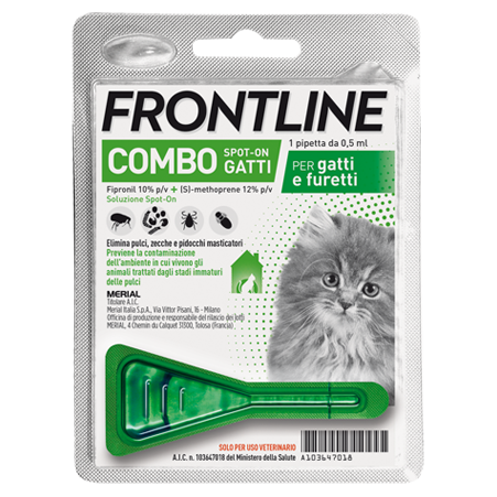 FRONTLINE COMBO*1PIP GATTI/FUR - Farmamood