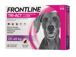 FRONTLINE TRI-ACT*3PIP 20-40KG - Farmamood