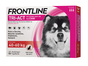 FRONTLINE TRI-ACT*3PIP 40-60KG - Farmamood
