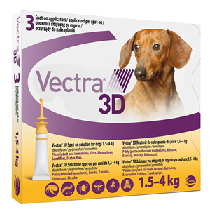 VECTRA 3D*3PIP 1,5-4KG GIALLO - Farmamood