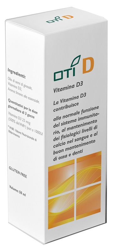 OTI D VITAMINA D3 GOCCE 50ML - Farmamood