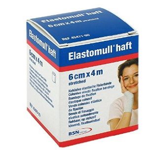 BENDA ELASTICA AUTOADESIVA ELASTOMULL HAFT COMPRESSIONE FORTE 6X400 CM - Farmamood