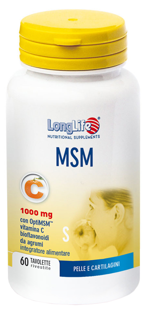 LONGLIFE MSM 1000 MG 60 TAVOLETTE - Farmamood
