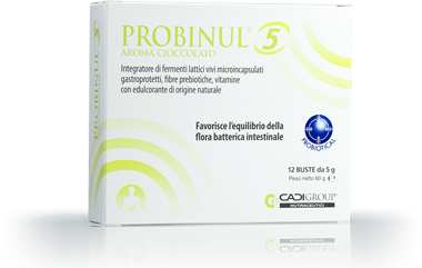 PROBINUL 5 12 BUSTINE 5 G AROMA CIOCCOLATO - Farmamood