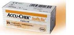 LANCETTE PUNGIDITO ACCU-CHEK SOFTCLIX 25 PEZZI - Farmamood