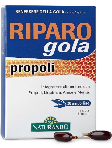 RIPARO GOLA PROPOLI 20 AMPOLLE BEVIBILI - Farmamood