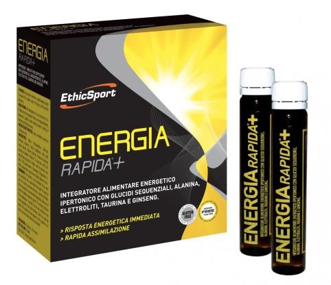 ETHICSPORT ENERGIA RAPIDA+ 10 FLACONCINI 25 ML - Farmamood