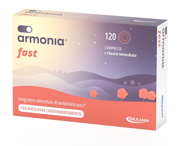 ARMONIA FAST 1 MG MELATONINA 120 COMPRESSE - Farmamood