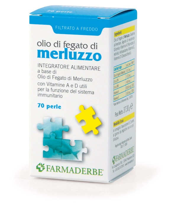 OLIO DI FEGATO DI MERLUZZO 200 PERLE - Farmamood