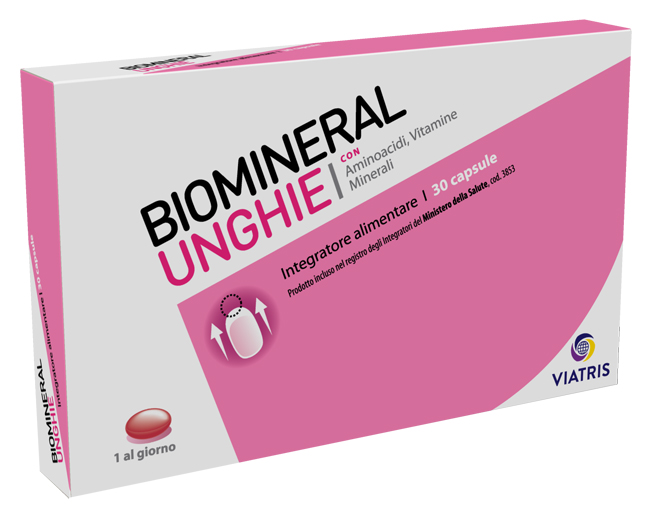 BIOMINERAL UNGHIE 30 CAPSULE - Farmamood