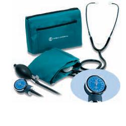 SFIGMOMANOMETRO ANEROIDE MANUALE DA BRACCIO CON FONENDOSCOPIO MODELLO POCKET  ALTA PRECISIONE  BRACCIALE IMPERMEABILE REGOLABILE  VALVOLA DI RILASCIO PROFESSIONALE - Farmamood