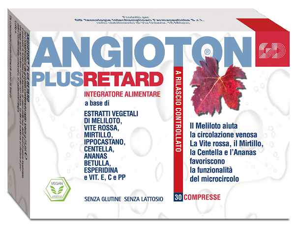 ANGIOTON PLUS RETARD 30 COMPRESSE - Farmamood