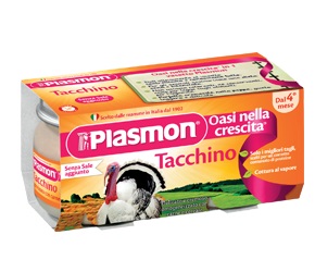 PLASMON OMOGENEIZZATO TACCHINO 80 G X 2 PEZZI - Farmamood
