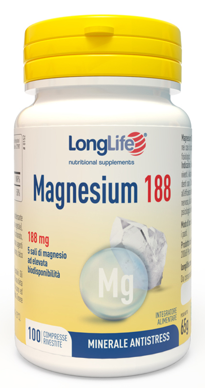 LONGLIFE MAGNESIUM 188 100 COMPRESSE - Farmamood