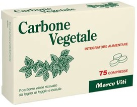 CARBONE VEGETALE 75 COMPRESSE - Farmamood