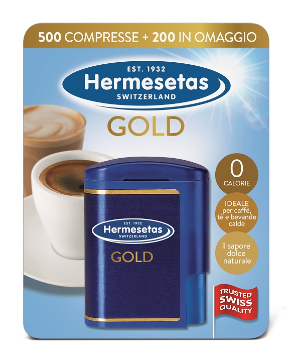 HERMESETAS GOLD 500+200 COMPRESSE 35 G - Farmamood