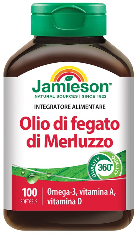OLIO DI FEGATO DI MERLUZZO 100 PERLE - Farmamood