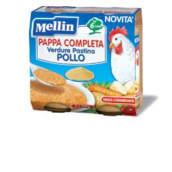 MELLIN PAPPA COMPLETA POLLO 250 G 2 PEZZI - Farmamood
