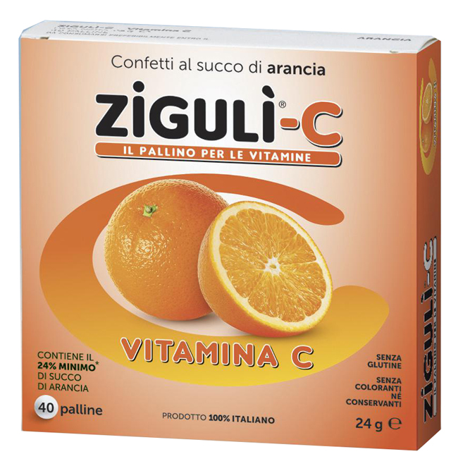 ZIGULI C ARANCIA 40 CONFETTI 24 G - Farmamood