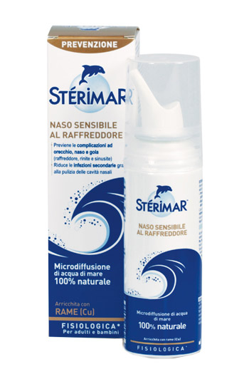STERIMAR CU NASO SENSIBILE AL RAFFREDDORE SPRAY 100 ML - Farmamood