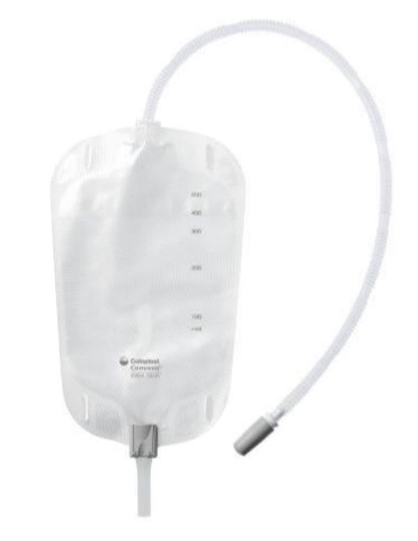 SACCA DA GAMBA CONVEEN SECURITY + RIUTILIZZABILE DA 500 ML TUBO DA 50 CM 8 PEZZI - Farmamood