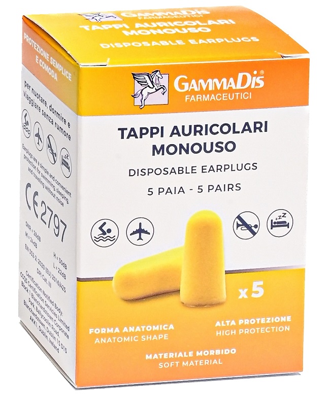TAPPO AURICOLARE EAR GOMMAPIUMA 10 PEZZI - Farmamood