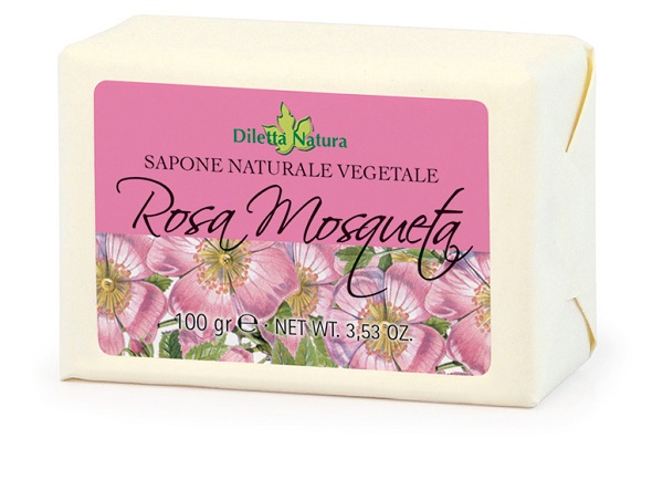 DILETTA N SAPONE ROSA MOSQUETA 100 G - Farmamood
