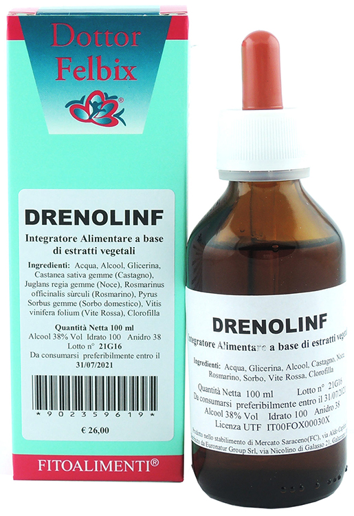 DRENOLINF GOCCE 100 ML - Farmamood