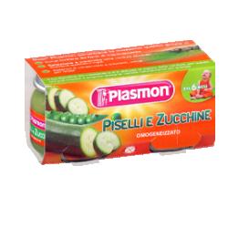 PLASMON OMOGENEIZZATO PISELLI ZUCCHINE 80 G X 2 PEZZI - Farmamood