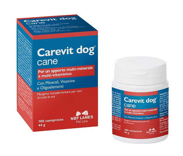 CAREVIT DOG FLACONE 100 COMPRESSE APPETIBILI - Farmamood
