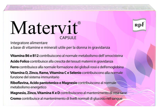 MATERVIT 30 CAPSULE - Farmamood