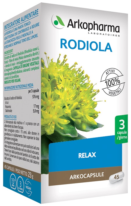 ARKO CAPSULE RODIOLA 45 CAPSULE - Farmamood