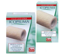 ICOPIUMA BENDA GARZA ELASTICA AUTOFISSANTE CM6X4MT 1 PEZZO - Farmamood